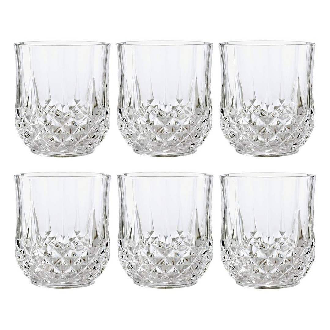 Set 6 Vasos Whisky Longchamp 320 ml Vidrio 3