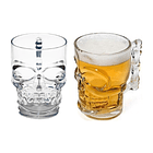 Set 2 Vaso Cervecero Calavera Vidrio 480 Cc  1