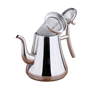 Tetera Infusor De Té De Acero Inoxidable 1 Litro Con Filtro