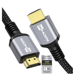 Cable Hdmi 8k 2.1 Hdr 5 Metros 48gbps 8k 10k 60hz 4k 120hz