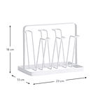 Organizador de vasos y tazas Secador metálico para cocina 3