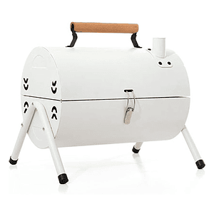 Parrilla De Carbón Portátil con Ahumador 2 en 1 Para Camping Departamento