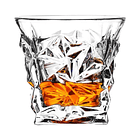 Set 6 Vasos Whisky Vidrio Prisma 290ml – Diseño Moderno y Elegante 6