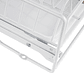 Organizador De Platos Deslizable Metálico Cocina color Blanco - Miniatura 9