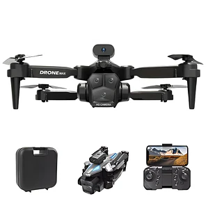 Drone 4k con 3 Cámaras Wifi 2.4ghz Fpv Antichoques H15 Pro Max