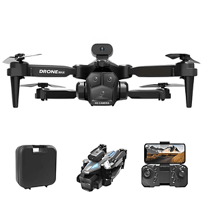 Drone 4k con 3 Cámaras Wifi 2.4ghz Fpv Antichoques H15 Pro Max