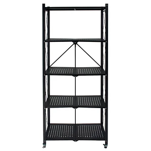 Repisa Estante 5 Niveles Metalico Plegable Estanteria 90kg Negro