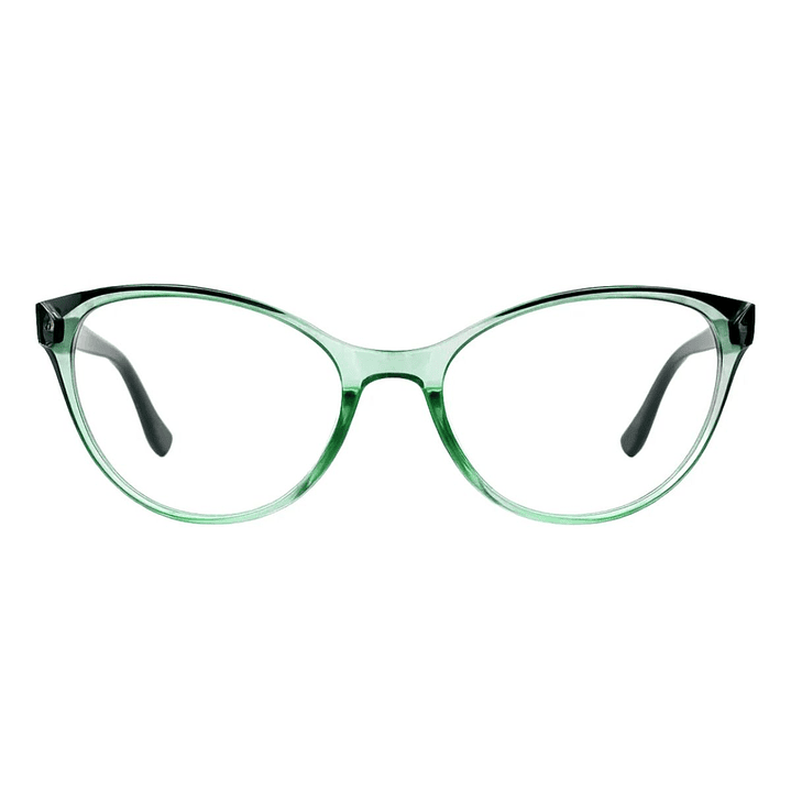 Crystaline Jade – Lentes de Lectura Verde Translúcido para Mujer 1