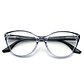 Crystaline Lilac – Lentes de Lectura Morado Translúcido para Mujer - Miniatura 2