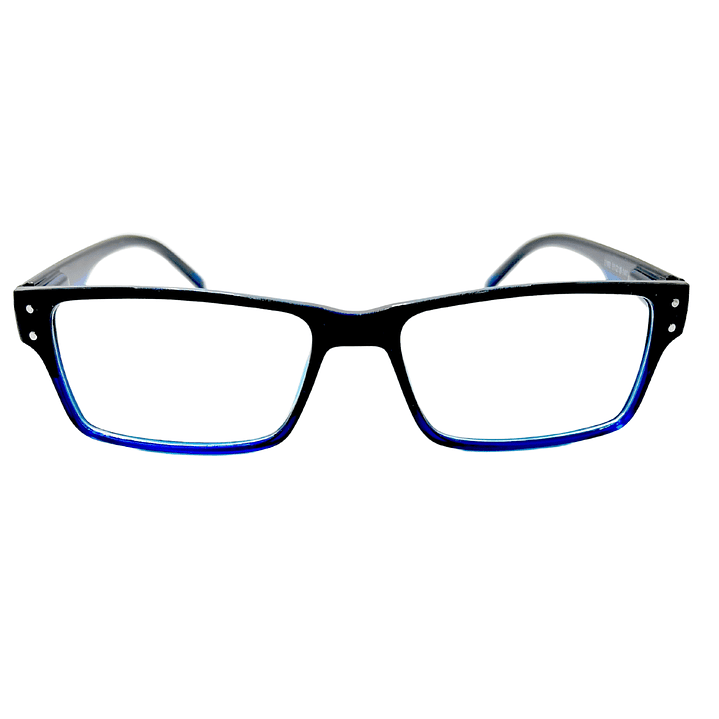 Forge Cobalt – Lentes de Lectura Negro/Azul Rectangular para Hombre 1