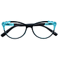 Aurora Blue Crystal – Lentes de Lectura Negro/Azul Translúcido para Mujer - Miniatura 3