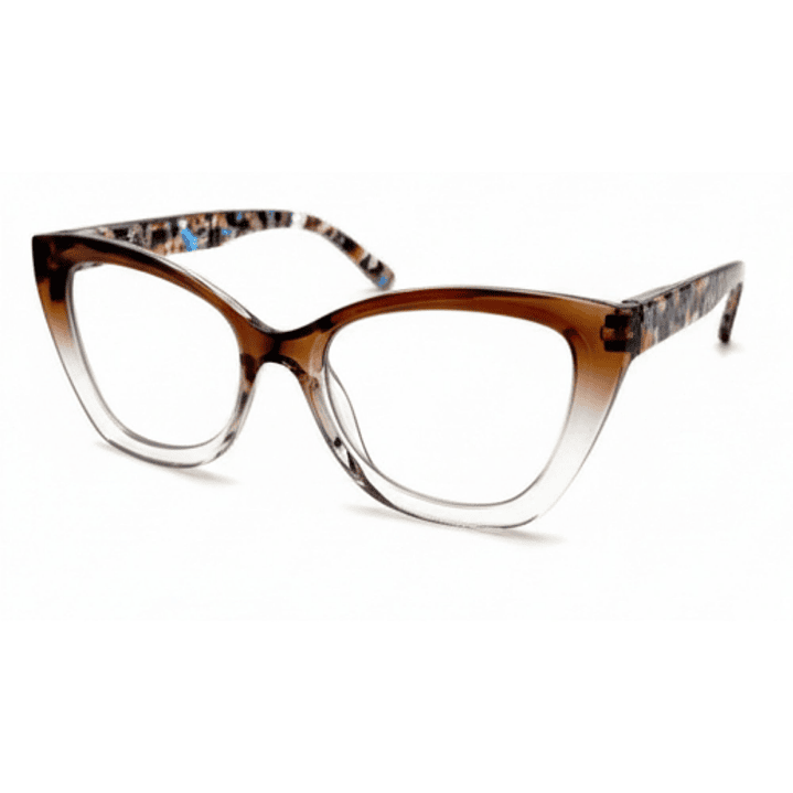 Scarlet Amber – Lentes de Lectura Presbicia para Mujer Cat-Eye Degradé 1