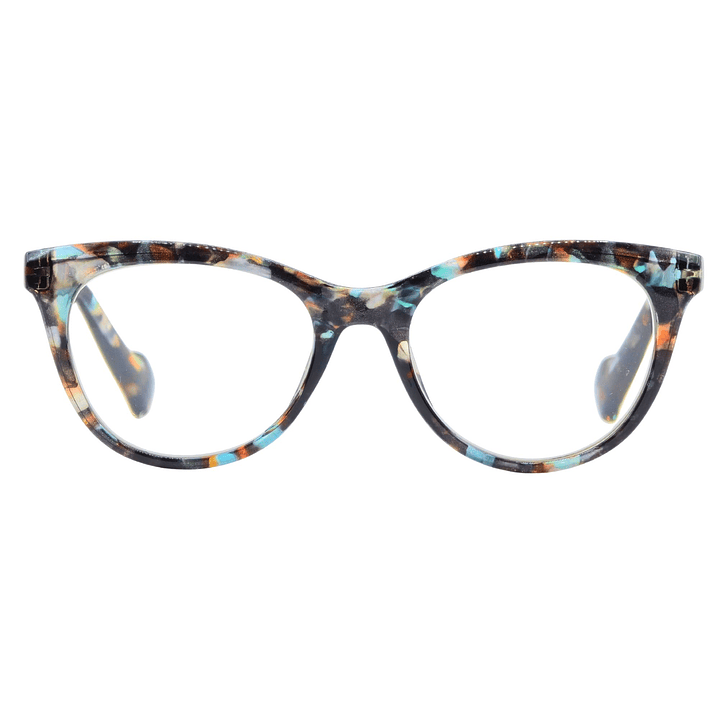 Mosaic Nocturne – Lentes de Lectura Multicolor Oscuro para Mujer 3