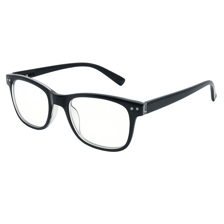 Vector Onyx – Lentes de Lectura Negro Sólido para Hombre 1