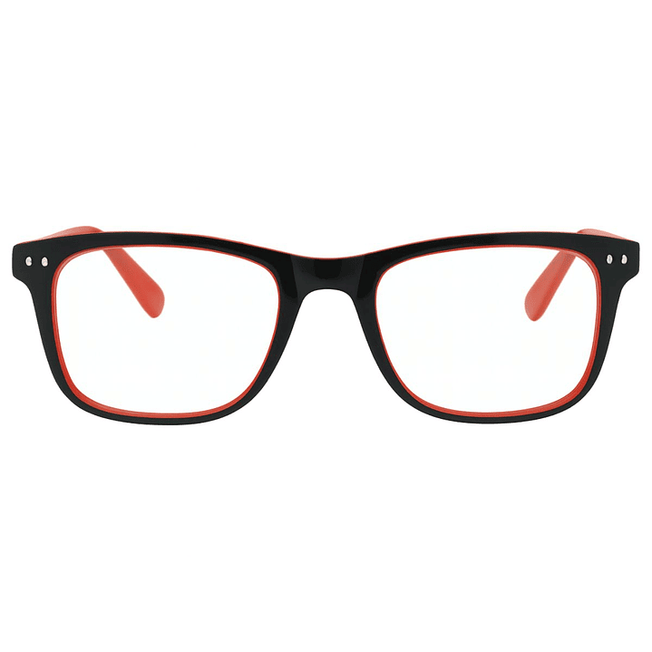 Vector Crimson – Lentes de Lectura Negro/Rojo para Hombre 3