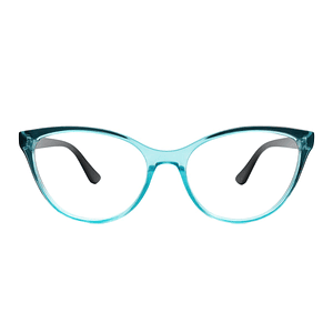 Crystaline Aqua – Lentes de Lectura Celeste Translúcido para Mujer