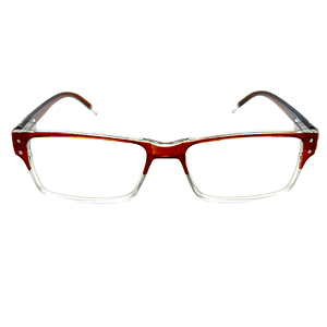 Forge Ember – Lentes de Lectura Café/Transparente Rectangular para Hombre