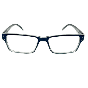 Forge Steel – Lentes de Lectura Gris/Transparente Rectangular para Hombre