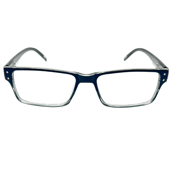 Forge Steel – Lentes de Lectura Gris/Transparente Rectangular para Hombre 1