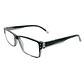 Forge Steel – Lentes de Lectura Gris/Transparente Rectangular para Hombre - Miniatura 2