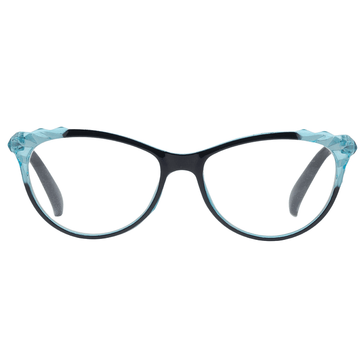Aurora Blue Crystal – Lentes de Lectura Negro/Azul Translúcido para Mujer 1
