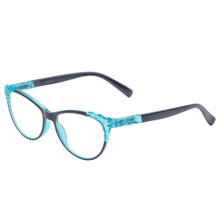 Aurora Blue Crystal – Lentes de Lectura Negro/Azul Translúcido para Mujer 3