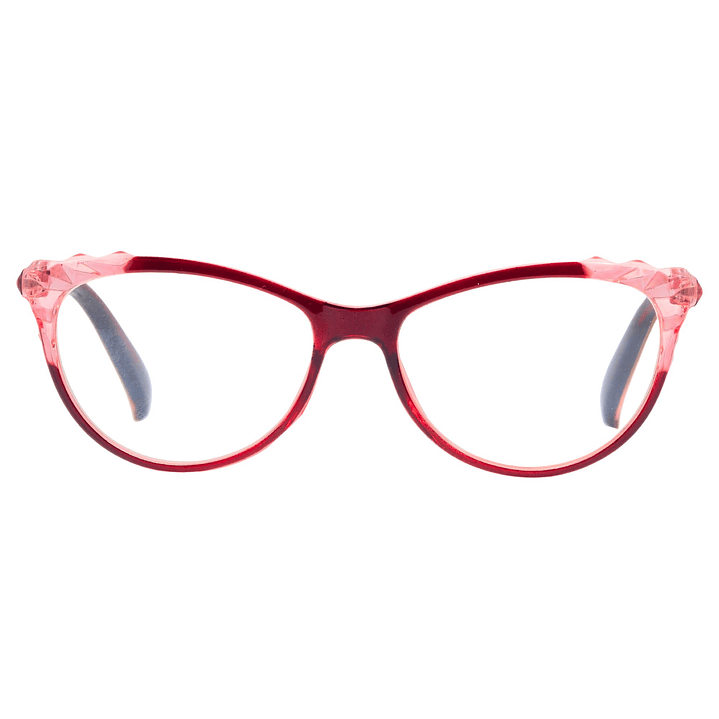 Aurora Ruby Crystal – Lentes de Lectura Rojo Translúcido para Mujer 1