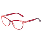 Aurora Ruby Crystal – Lentes de Lectura Rojo Translúcido para Mujer - Miniatura 3