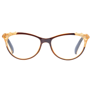 Aurora Amber Crystal – Lentes de Lectura Ámbar Translúcido para Mujer