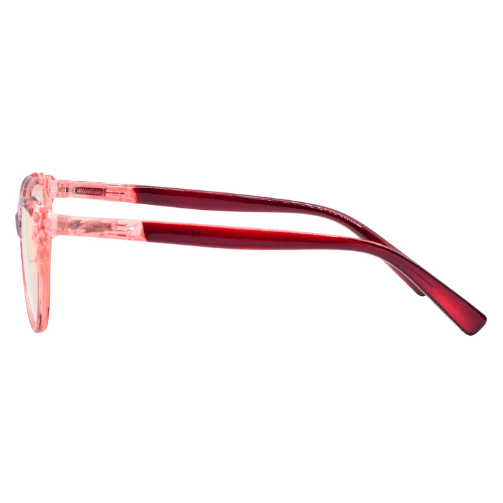 Aurora Ruby Crystal – Lentes de Lectura Rojo Translúcido para Mujer 4