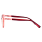 Aurora Ruby Crystal – Lentes de Lectura Rojo Translúcido para Mujer - Miniatura 4