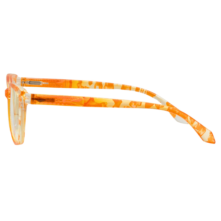 Elara Yellow Marble – Lentes de Lectura Cat-Eye para Mujer con Filtro Azul 4