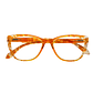Elara Yellow Marble – Lentes de Lectura Cat-Eye para Mujer con Filtro Azul - Miniatura 5