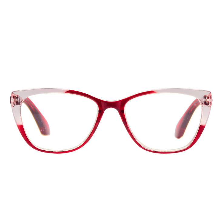 Elara Ruby Crystal – Lentes de Lectura Cat-Eye para Mujer con Filtro Azul 1