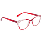 Elara Ruby Crystal – Lentes de Lectura Cat-Eye para Mujer con Filtro Azul - Miniatura 3