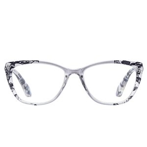 Elara Onyx Marble – Lentes de Lectura Cat-Eye para Mujer con Filtro Azul