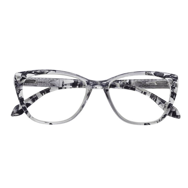 Elara Onyx Marble – Lentes de Lectura Cat-Eye para Mujer con Filtro Azul 5