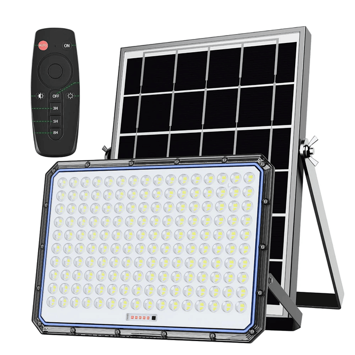 Reflector Foco Solar Led 5000w Con Panel Solar Exterior Ip66 1