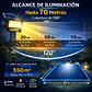 Reflector Foco Solar Led 5000w Con Panel Solar Exterior Ip66 - Miniatura 2