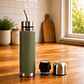Termo Mate Acero Inoxidable 2 en 1 Botella Termica Tawo 750 Ml Verde - Miniatura 3