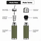 Termo Mate Acero Inoxidable 2 en 1 Botella Termica Tawo 750 Ml Verde - Miniatura 4