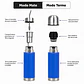 Termo Mate Acero Inoxidable 2 en 1 Botella Termica Tawo 750 Ml Azul - Miniatura 4
