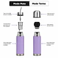 Termo Mate Acero Inoxidable 2 en 1 Botella Termica Tawo 750 Ml Morado - Miniatura 4
