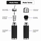 Termo Mate Acero Inoxidable 2 en 1 Botella Termica Tawo 750 Ml Negro - Miniatura 4