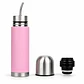 Termo Mate Acero Inoxidable 2 en 1 Botella Termica Tawo 750 Ml Rosado - Miniatura 1
