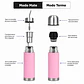 Termo Mate Acero Inoxidable 2 en 1 Botella Termica Tawo 750 Ml Rosado - Miniatura 4