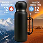 Termo Mate Acero Inoxidable 1.3 Litros Verde Claro + Mate y Bombilla - Miniatura 5