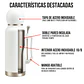 Termo Mate Acero Inoxidable 1.3 Litros Rojo + Mate y Bombilla - Miniatura 7