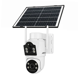 Cámara de Seguridad Exterior Solar 4G Chip SIM Doble Lente Jortan JT-9682