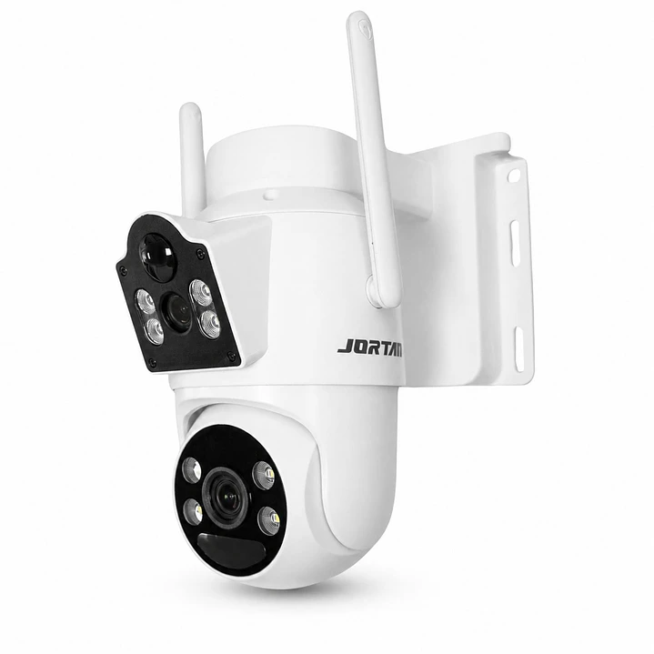 Cámara de Seguridad Exterior Solar 4G Chip SIM Doble Lente Jortan JT-9682 2